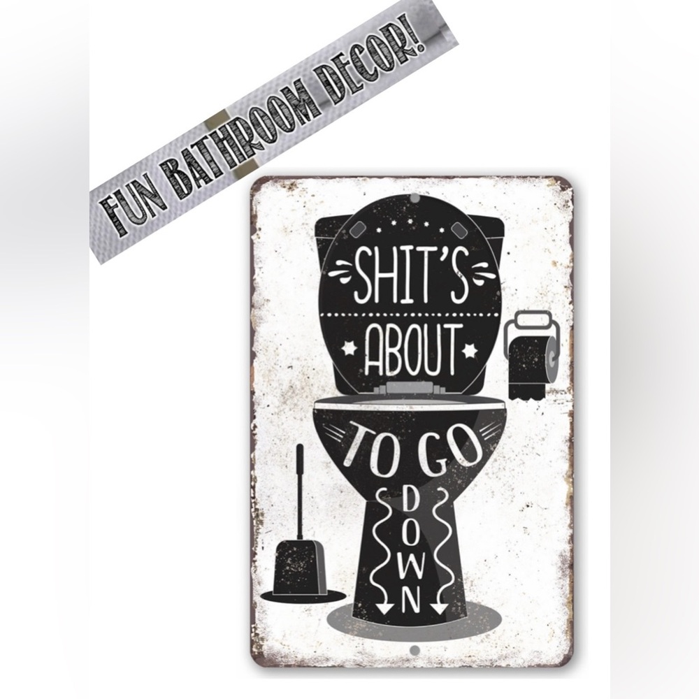 Brand New!! 12" x 18" Aluminum Metal Poster Tin Wall Decor